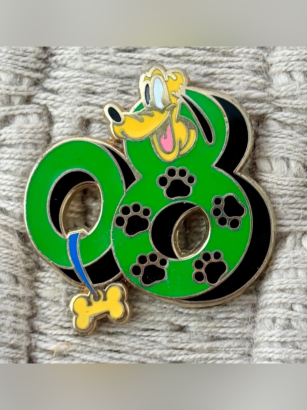 DISNEY 2008 Pluto "08" Dated Pin